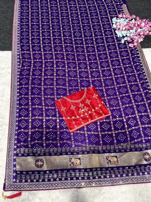 Vastrangan bandhani print saree womens clothing wholesale suppliers